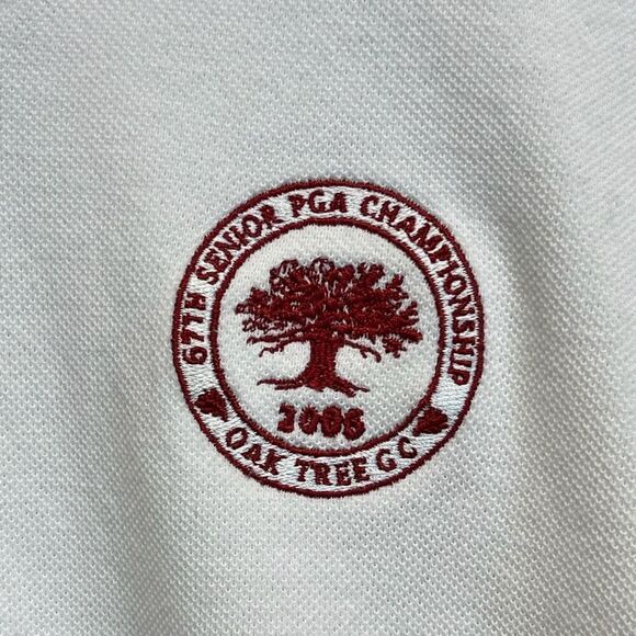 Cutter & Buck Shirt Women's XS White Golf Polo 2006 Senior PGA Oak Tree Club - Picture 3 of 16